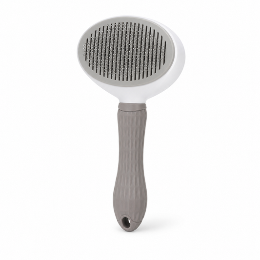 Gray Fine Pin Pet Grooming Brush