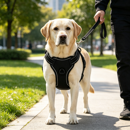 Black Adjustable Pet Harness