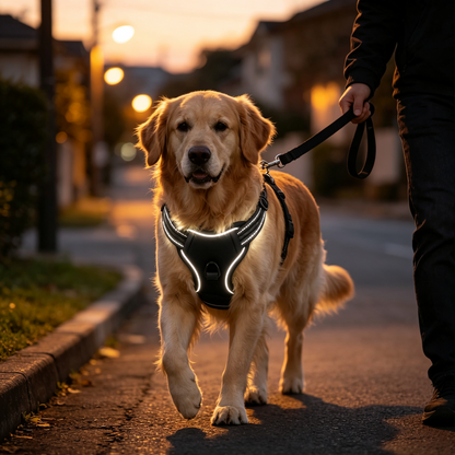 Black Adjustable Pet Harness